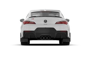 Acura Integra Mud Flap Kit - Rally Armor - UR Polyurethane with White Logo - Black - `23-`25 Acura Integra Mud Flap Kit - Rally Armor - UR Polyurethane with White Logo - Black - `23-`25